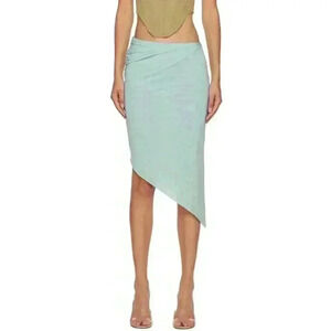 New NWT MIAOU Blue Mona Midi Skirt, Sz XS